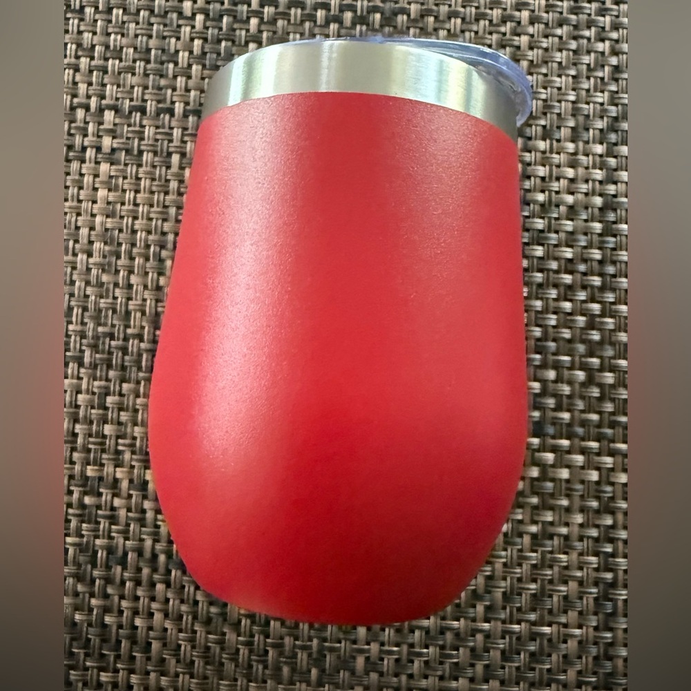 Red Stainless Stemless Wine Tumbler